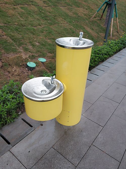 戶外也能隨時(shí)喝水：重慶公園里的濾中濾戶外飲水臺(tái)